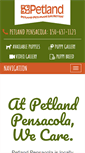 Mobile Screenshot of petlandpensacola.com